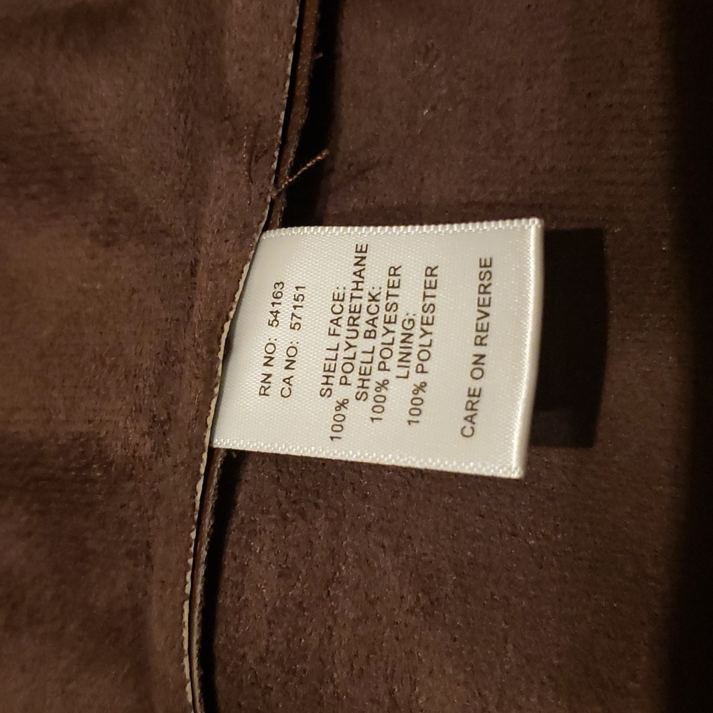MARC NEW YORK FAUX LEATHER Trench Coat (color is Decadent Chocolate) - Picture 12 of 14